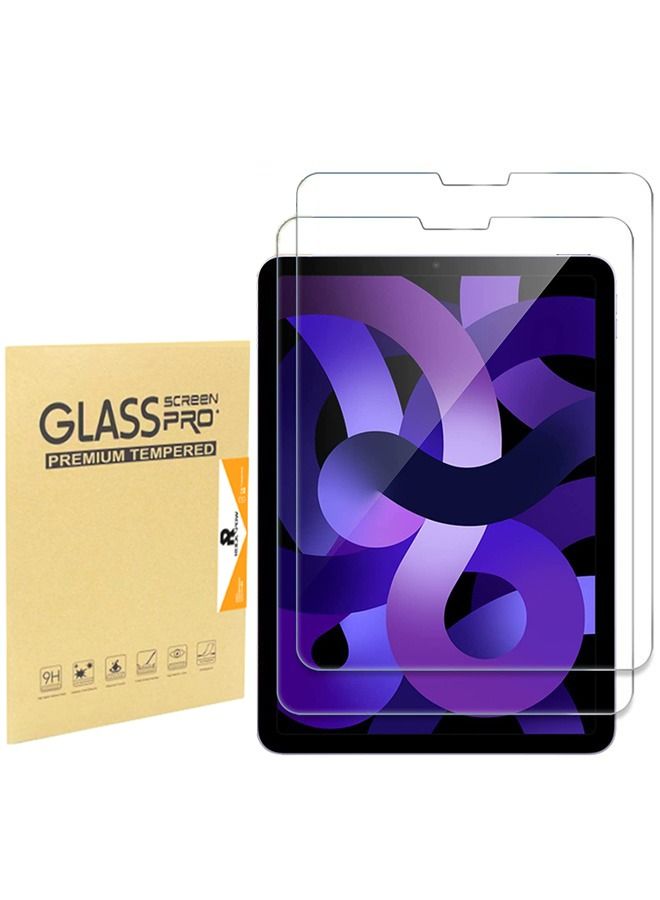 Rock Pow 2 Pack iPad Pro 12.9 Screen Protector 2022 2021 2020 2018, Tempered Glass Screen Film Guard Screen Protector for iPad Pro 12.9 6th 2022/ 5th 2021/ 4th Gen 2020/ 3rd Gen 2018 Clear - Image 1