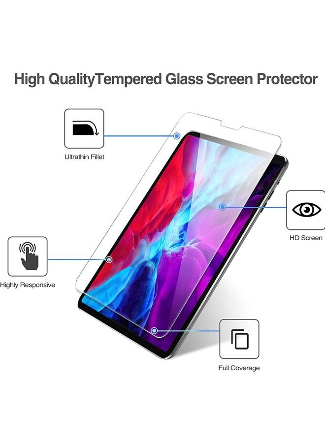 Rock Pow 2 Pack iPad Pro 12.9 Screen Protector 2022 2021 2020 2018, Tempered Glass Screen Film Guard Screen Protector for iPad Pro 12.9 6th 2022/ 5th 2021/ 4th Gen 2020/ 3rd Gen 2018 Clear - Image 4