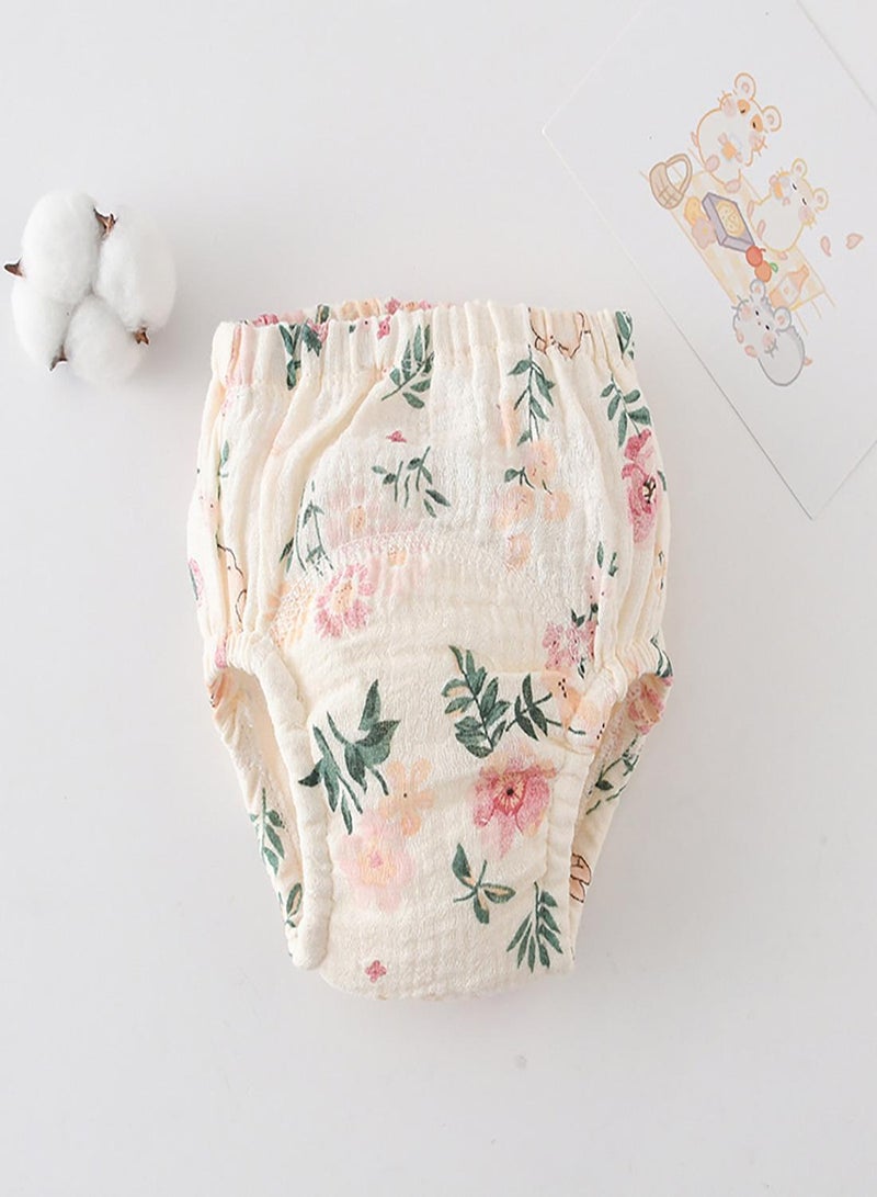 babyqlo Muslin Floral Potty Training Pants Set of 3 - Image 5