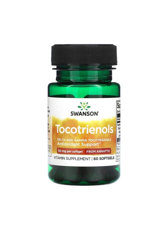 SWANSON Tocotrienols, 50 mg, 60 Softgels