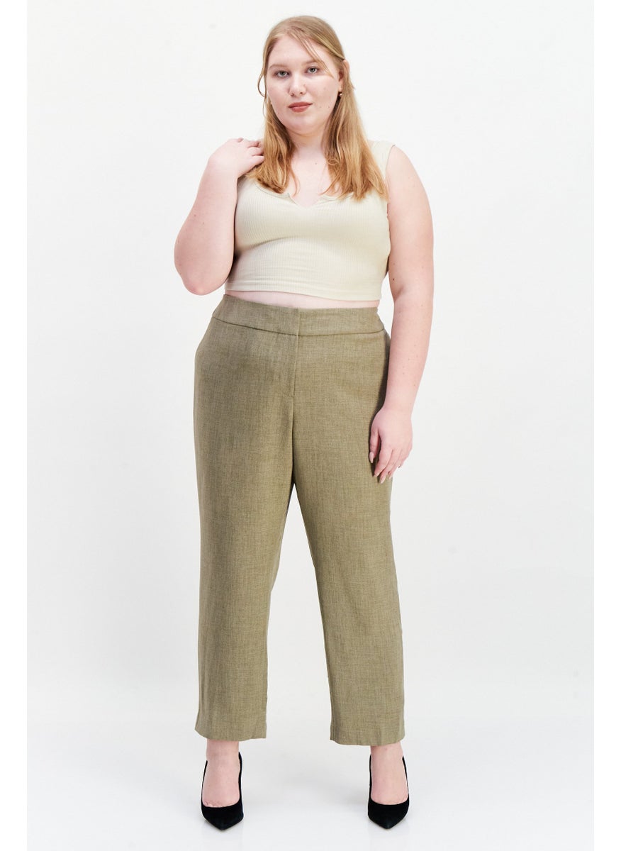 Women Plus Size Plain Dress Pants, Grey - pzsku/ZEA4F5D98E0D482325747Z/45/_/1731420526/b0e2cfc5-f971-4e87-9705-a6673162f719