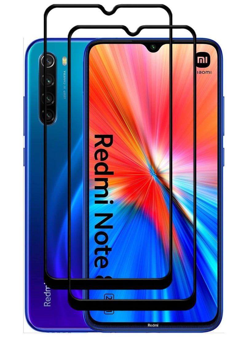 ACLIX 2 Pieces Antistatic ESD Dustproof Premium Quality High Definition Tempered Glass Screen Protector Designed For Xiaomi Redmi Note 8 - Image 1