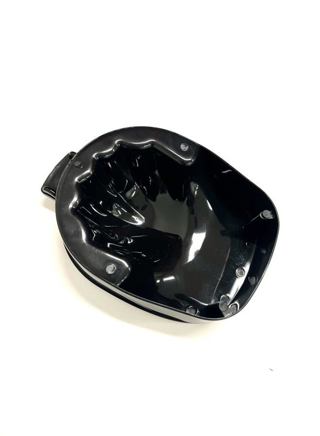 Donna Manicure Bowl Nail Soaking Bowl, Acetone Soak Off Bowl Dip Remover for Nails Manicure Care Soak Bowl Black - Image 1