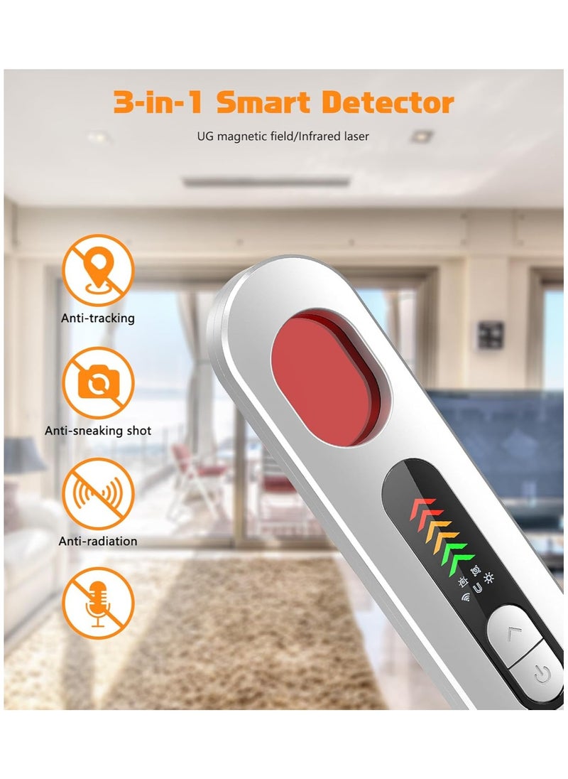 Vierex Hidden Camera Detector, Anti-Spy Camera Detector, Hidden Device GPS Detector, Bug Detector, RF Wireless Signal Scanner, Camera Detector for Hotels, Home, Office, 6 Levels Sensitivity 4 Modes, 34H Work  - Image 5
