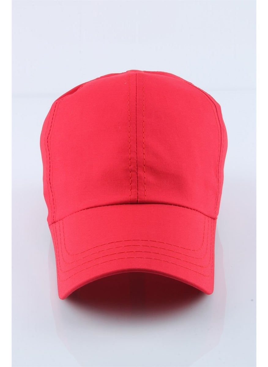 Cappello Plain Red Unisex Hat - CPLDUZR005  - Image 1
