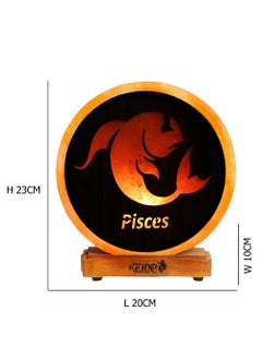 GEOHONEY Geohoney - Himalayan Salt Lamp Zodiac Sign Pisces  - Image 3