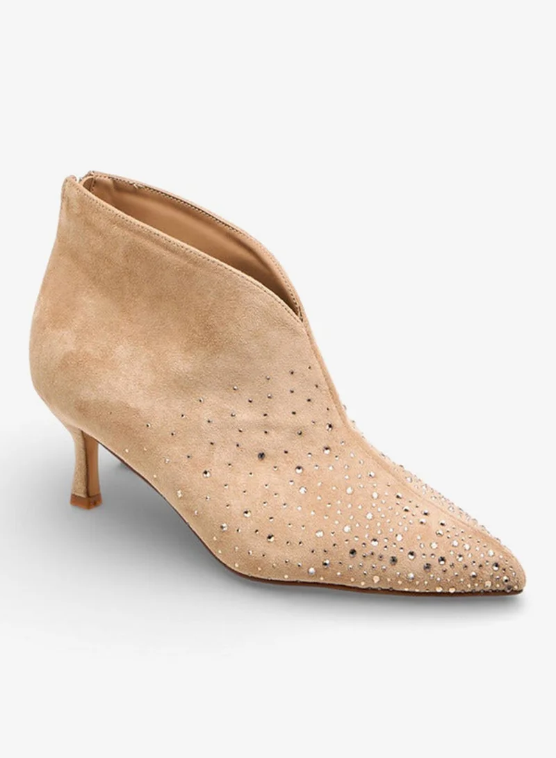 فلورا بيلا من شو إكسبرس Women Kitten Heel Ankle Boots Ramadan Collection