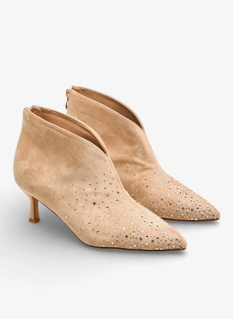 فلورا بيلا من شو إكسبرس Women Kitten Heel Ankle Boots Ramadan Collection