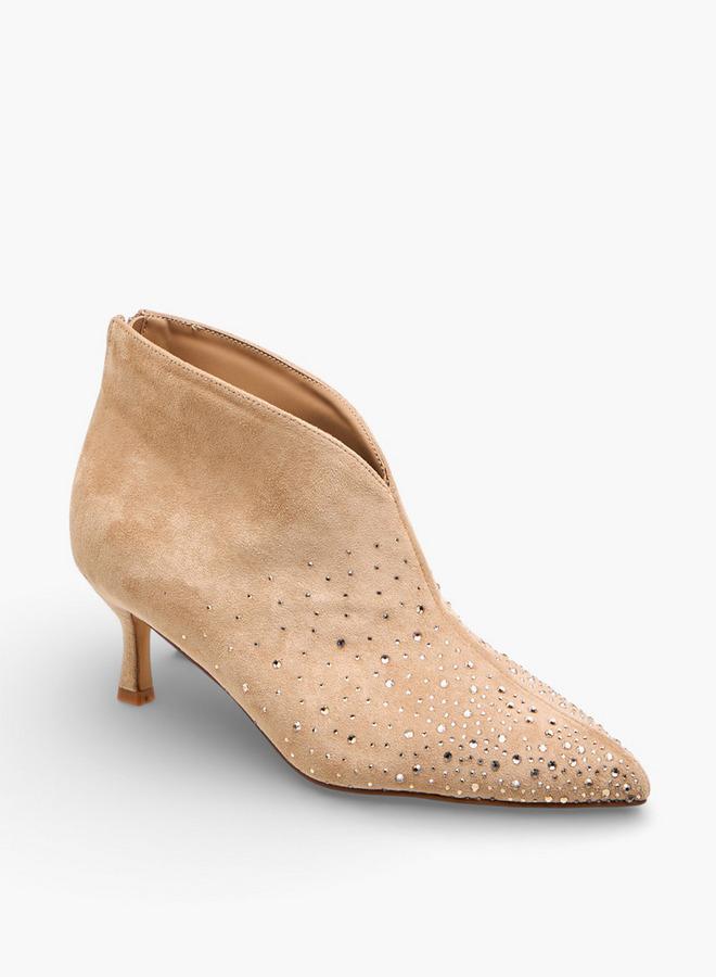 Flora Bella By Shoexpress Women Kitten Heel Ankle Boots - Image 2