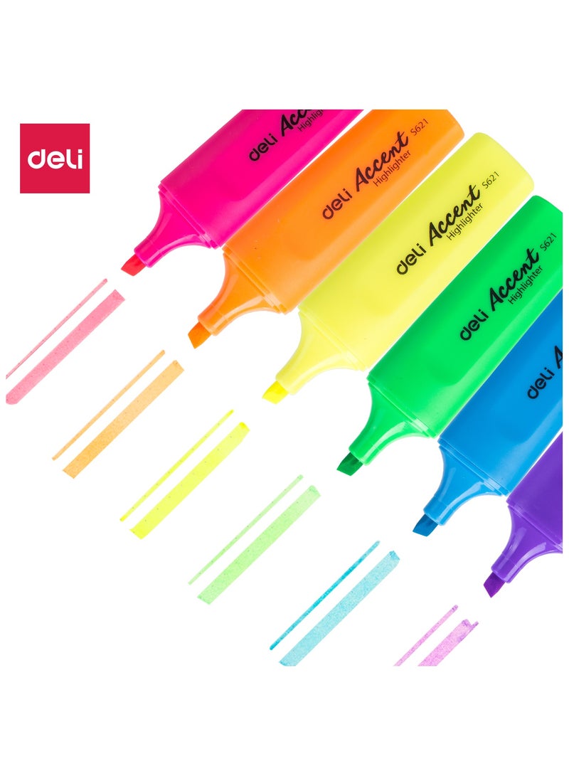 Deli هايلايتر أخضر DELI S621 10:PC - Image 1