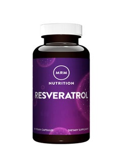 MRM MRM Nutrition Resveratrol | 100mg Natural Trans-resveratrol | Antioxidant | Gluten-Free + Vegan | 60 Servings  - Image 1