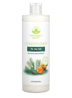 Nature's Gate Tea Tree & Sea Buckthorn Conditioner for Oily Hair 16 fl oz 473 ml 