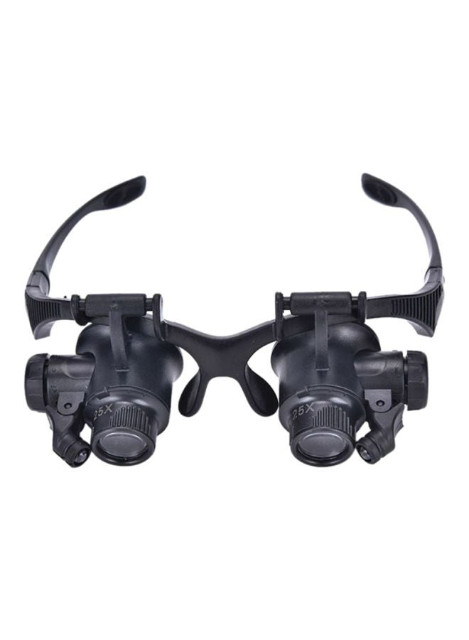 Repair Magnifier Loupe Glasses With LED Light Black - Image 3