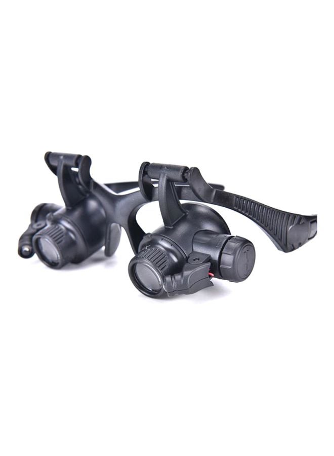 Repair Magnifier Loupe Glasses With LED Light Black - Image 4