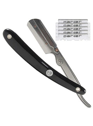 Srb Straight Edge Disposable Blade Professional Barber Straight Edge Razor With Stainless Steel Blade Arm 5 Parker Premium Professional Blades Included - pzsku/ZEA4FEC31D7881114D9CBZ/45/_/1677912615/e86581c4-1424-4298-ab71-e6fc7fd952d2
