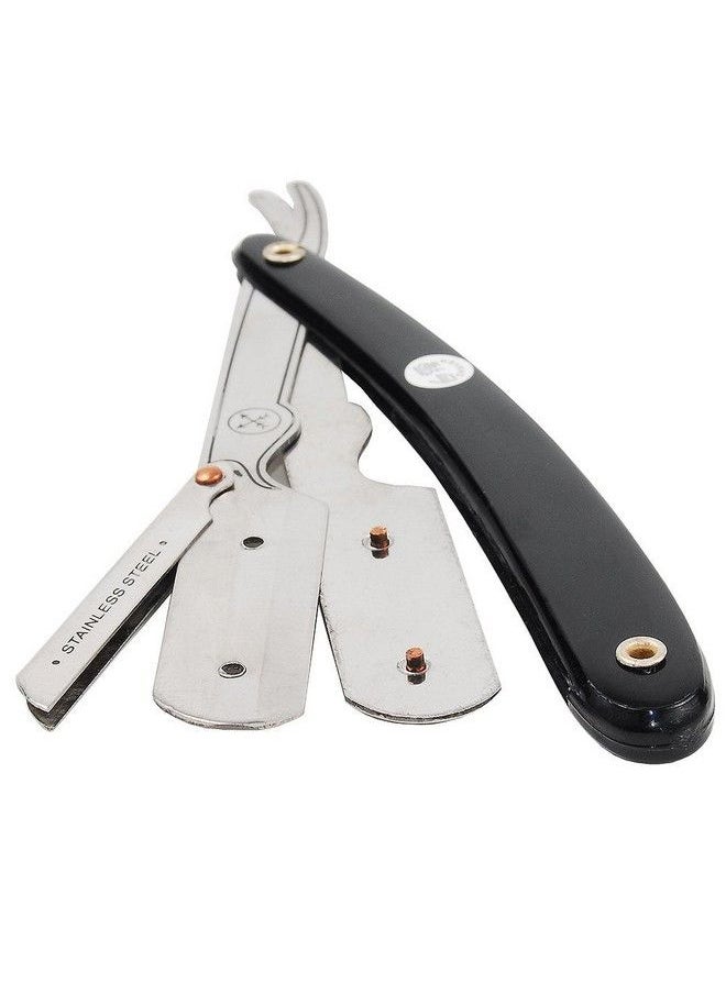 Parker Safety Razor - Srb Straight Edge Disposable Blade Professional Barber Straight Edge Razor With Stainless Steel Blade Arm 5 Parker Premium Professional Blades Included - Image 1