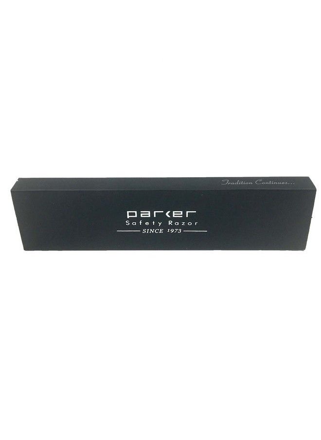 Parker Safety Razor - Srb Straight Edge Disposable Blade Professional Barber Straight Edge Razor With Stainless Steel Blade Arm 5 Parker Premium Professional Blades Included - Image 1