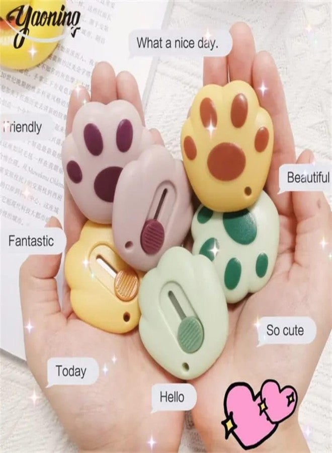 SHOPITUP قاطع بتصميم طبعة مخلب لطيف للأطفال، لوازم حرفية مدرسية، مجموعة من قطعتين - Image 3