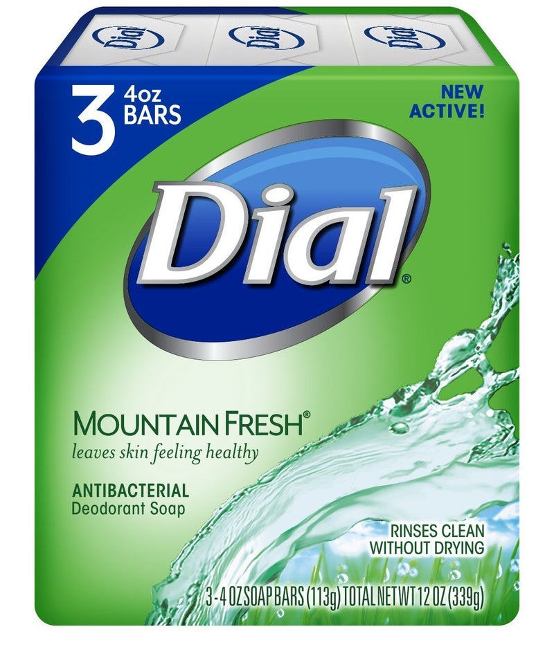 Dial Mountain Fresh Antibacterial Deodorant Soap 45 ounces each 3Count 2 Pack