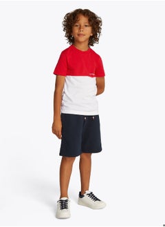 TOMMY HILFIGER Boys' Short and T-Shirt Set - Cotton Blend, Multicolour  - Image 2