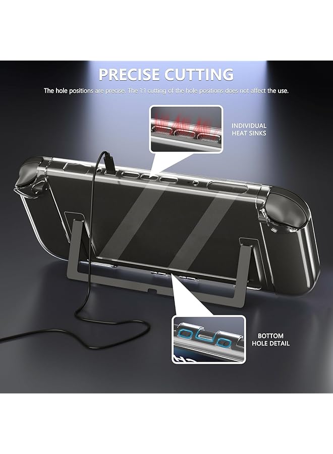 KASTWAVE Dockable Clear Case For Nintendo Switch 2 (2025) Protective Cover For Switch 2 And Joy Con Controllers Durable Pc Shell Transparent Slim Design Shockproof And Scratch Resistant - Image 3