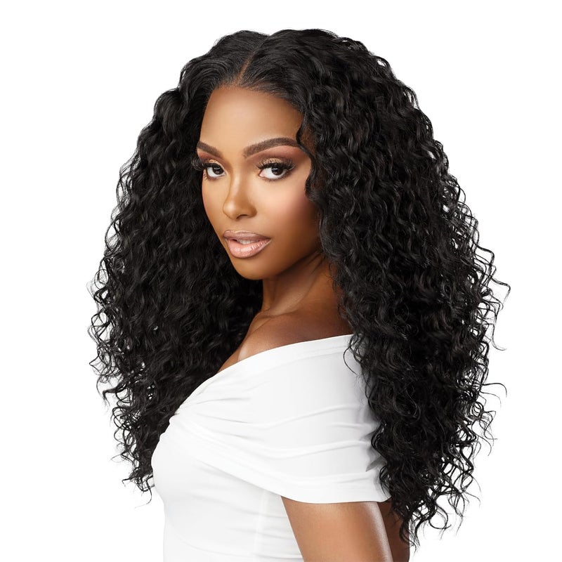Sensationnel Bare lace 13x6 wigs - unit 2 lacefrontal glueless synthetic 180 degree preplucked hairline (SH/CHESTNUT)