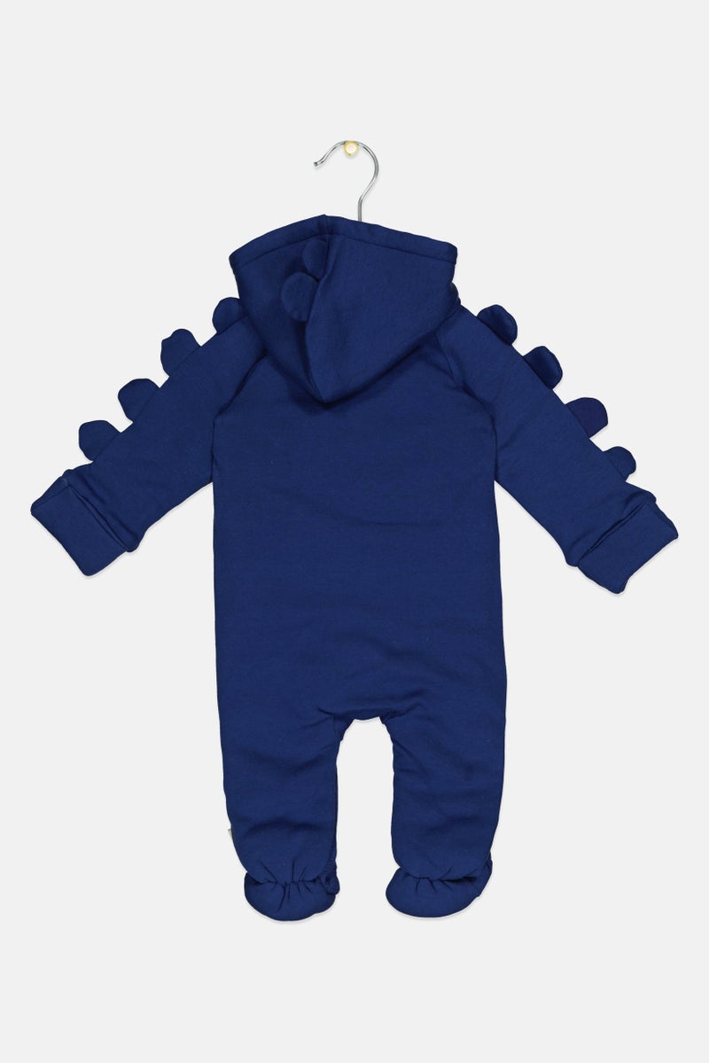 Hamleys Toddlers Boy Embroidered Long Sleeve Bodysuits, Blue - Image 3