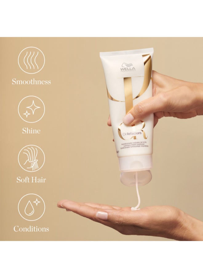 Wella Professionals Oil Reflections Luminous Instant Conditioner 200Ml - Image 3
