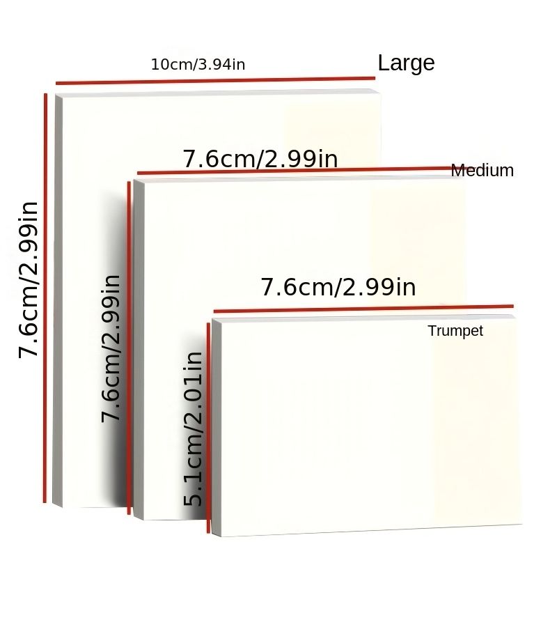 300 Sheets Large Transparent Sticky Notes Writable Full Adhesive Quick Drying Reusable For Office School Supplies - Image 2