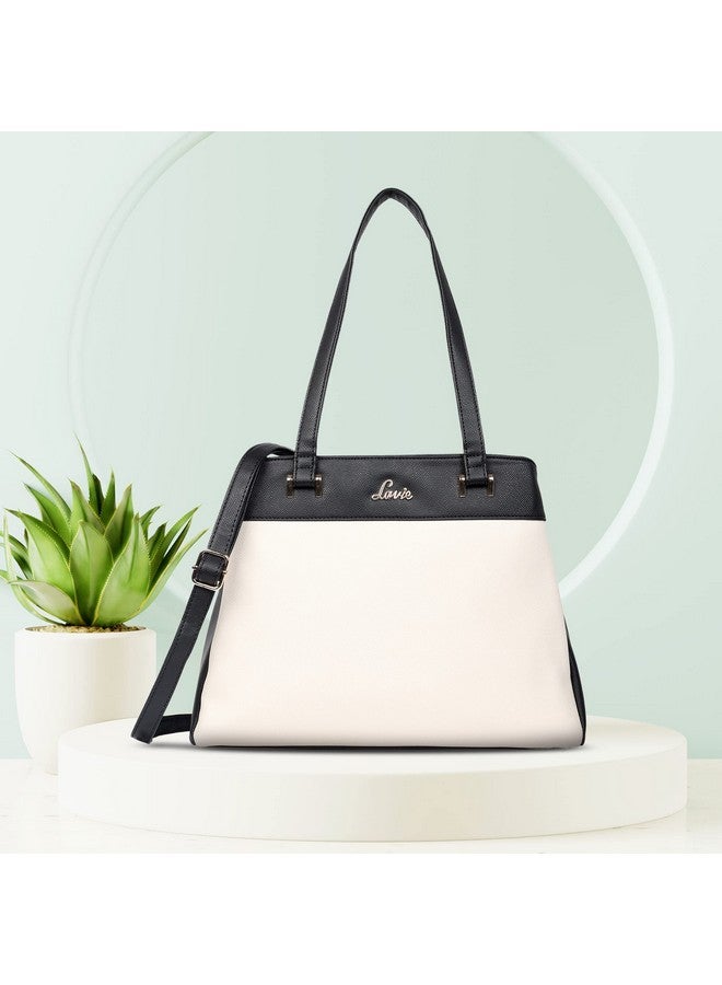 Lavie Kahlo Large Hilite Satchel 3 Compartment(OFFWHITE) - Image 2