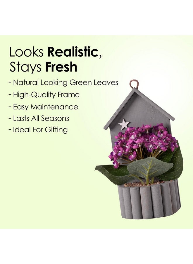 هارتس نبات اصطناعي | نباتات لديكور المكاتب | وعاء زهور صناعية للديكور | زهور صناعية للديكور | نباتات ذات مظهر طبيعي | 63 رأس زهرة الربيع | متعدد الألوان - Image 3