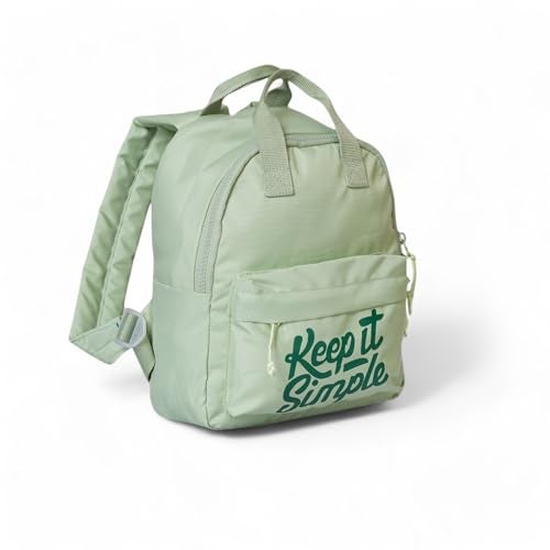 QIPS Keep It Simple 11-Inch Stylish & Trendy Mini Backpack for Travel, College & Daily Use | Compact & Durable Bag for Girls & Women - Saga Green - Image 4
