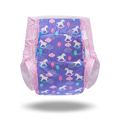 Littleforbig Printed Diaper 2 Pieces - Little Fantasy (Large 36″-46″) - Image 2