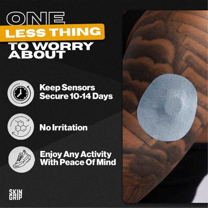 Skin Grip Adhesive Patches Compatible with Dexcom G7 & Stelo CGM â€“ Waterproof & Sweatproof Cover for Continuous Glucose Monitor Sensor, Stays Secure for 10-15 Days â€“ 20 Pack, Pastel Colors - Image 3