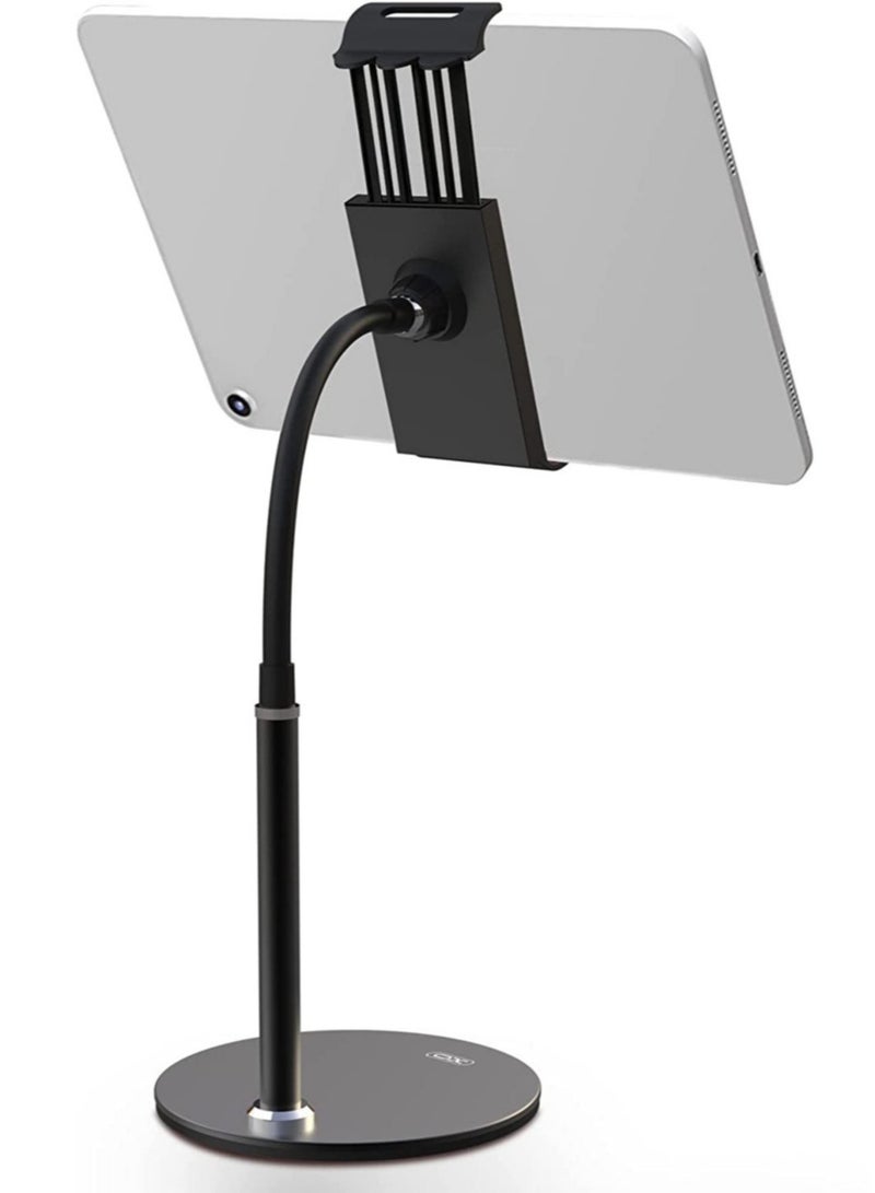 إكس أو C79 Universal Phone / Tablet Holder, Adjustable, Aluminum Alloy + Abs Desk Tablet Holder Compatible with Devices Below 11 Inches - Image 3