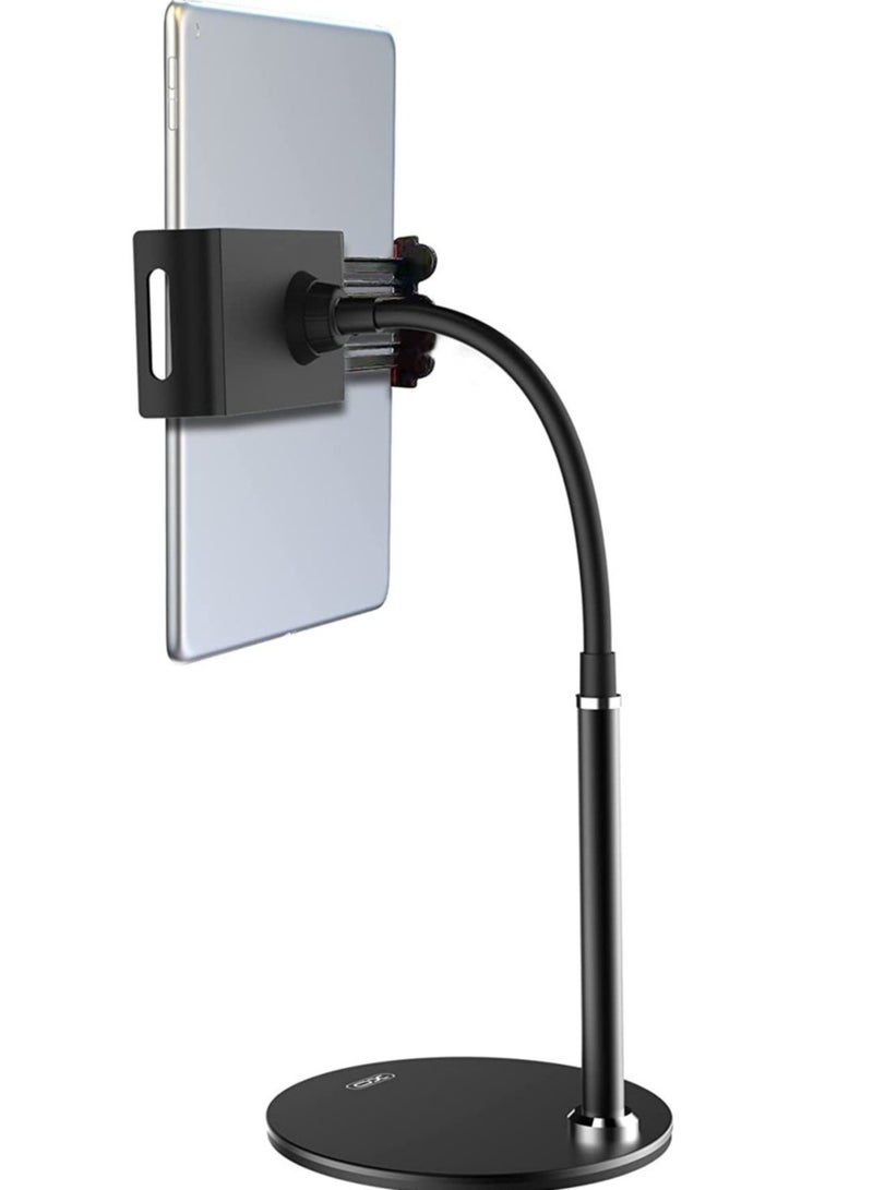 إكس أو C79 Universal Phone / Tablet Holder, Adjustable, Aluminum Alloy + Abs Desk Tablet Holder Compatible with Devices Below 11 Inches - Image 2