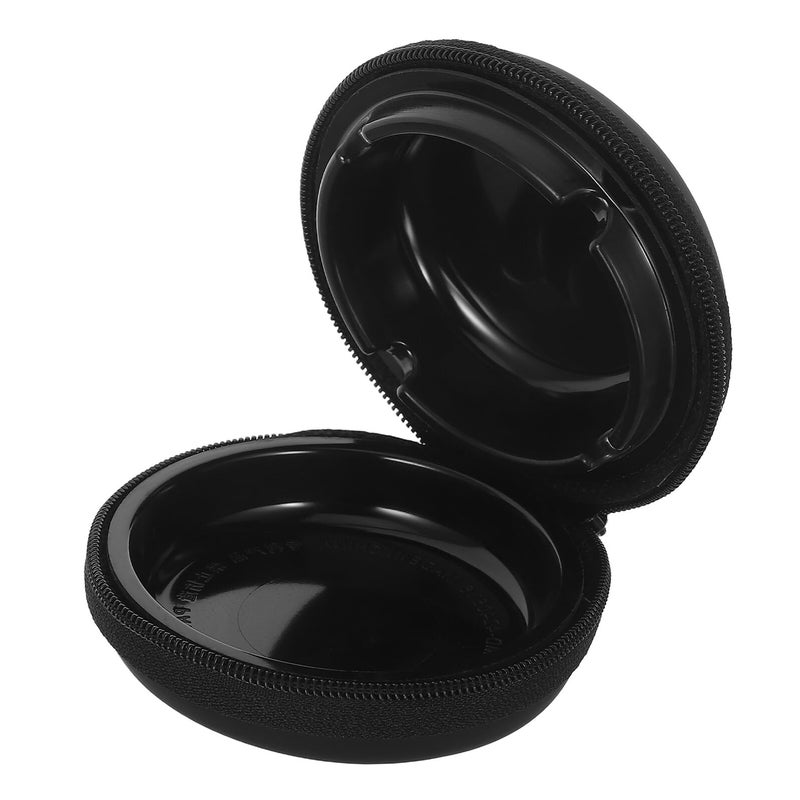 Portable Pocket Ashtray with Keychain Windproof Lid for Car Camping Travel Outdoor Use - Image 2