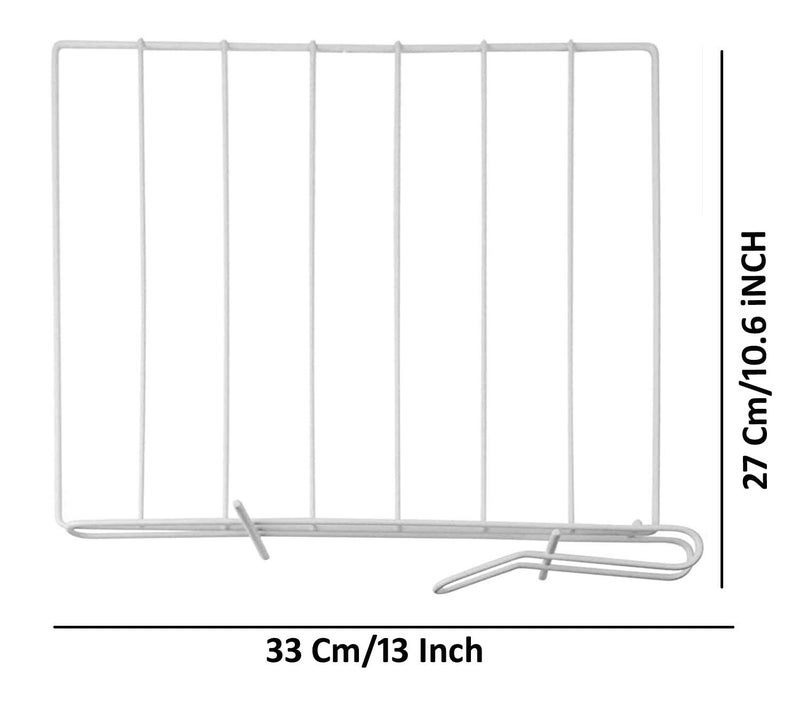 Go Hooked Wardrobe Shelf DividervCloth Organizer Wardrobe Closet Separator Metal Black Cloth Fabric Shelf Divider Wardrobe Cloth Closet Fabric Closet Set of 2 - Image 5