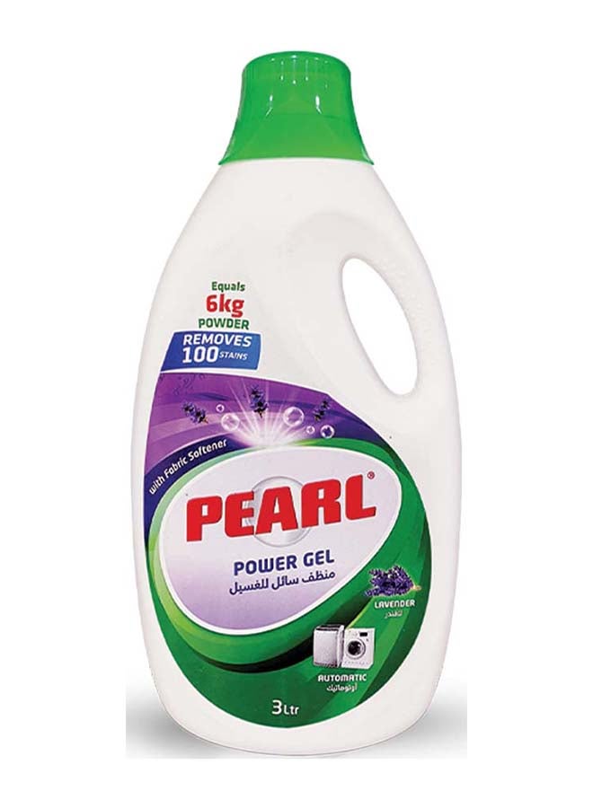 Pearl Lavender Liquid Detergent 3 L Value Pack With Built-in Fabric Softener Liquid  Detergent for Clothes, Removes 100% Tough Stains, 2X Freshness - Image 1