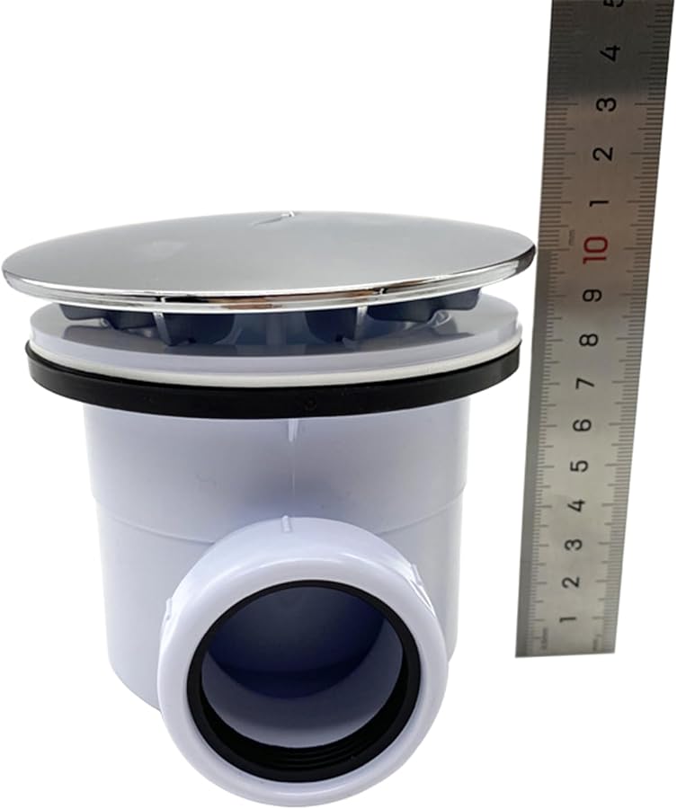 90 مم حوض دش نفايات عالية التدفق مصرف أرضي لون B يعزز تجربة الاستحمام الخاصة بك - Image 5