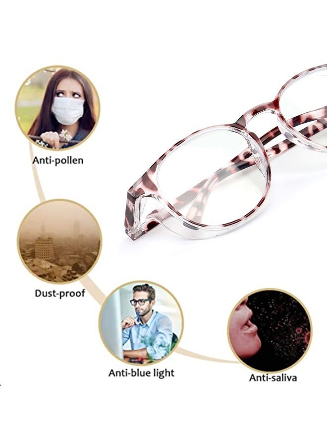 Outray 2 Pair Safety Glasses Clear Impact Resistant Bifocal Reading Glasses Non-Slip Wrap Around - Image 5