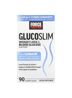Force Factor Force Factor, Glucoslim™, Weight Loss & Blood Glucose Support, 90 Vegetable Capsules  - Image 1