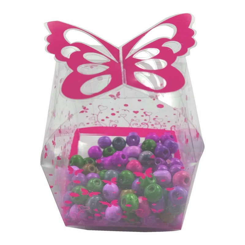 DIY Crafts Paper Pack, Set of 5 PVC Gift Boxes - Empty Folding Chocolate Packing and Storage Box for Party Gifts (Pack of 1) - Image 5