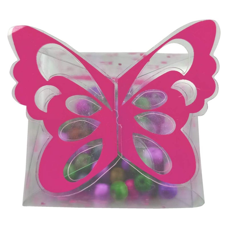 DIY Crafts Paper Pack, Set of 5 PVC Gift Boxes - Empty Folding Chocolate Packing and Storage Box for Party Gifts (Pack of 1) - Image 1