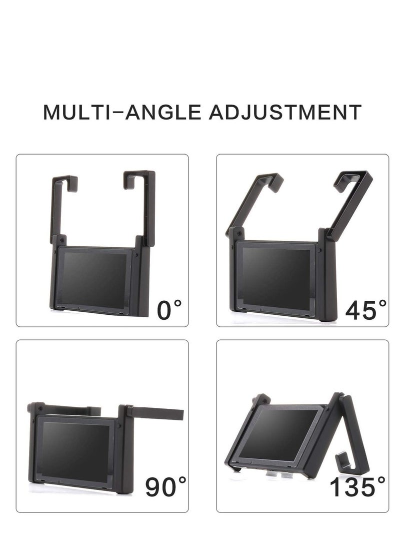 Excefore Stand for Nintendo Switch, Adjustable Simple Holder Switch and Car Mount - Black (2 in 1) - Image 5