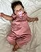KOKOMANDY Cute 24inch Realistic Reborn Baby Dolls Toddler Girl That Look Real Soft Silicone Weighted Newborn Bebes Reborn with Brown Hair Rebirth Smile Babies Doll Cuddy Toys for Girls - Image 2