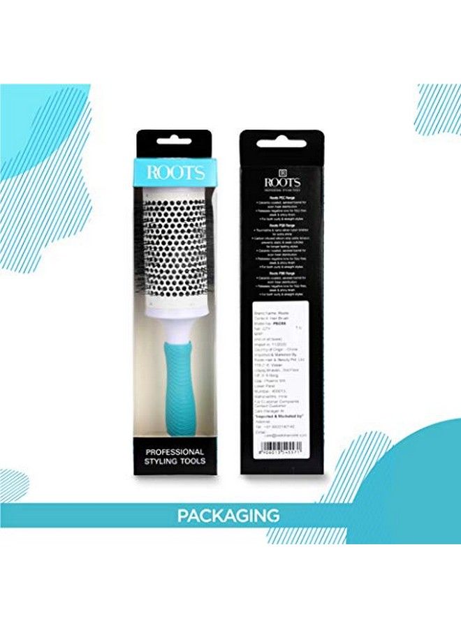 Roots Professional Round Hair Brush Ceramic Barrel Brushes For Blow Drying Curling & Straightening Add Volume & Shine Hair Brush For Women 58 Mm - Image 4