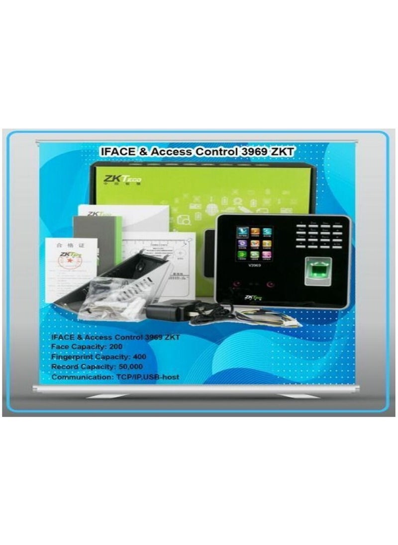ZK Teco 3969 IFACE Finger Print & Access Control