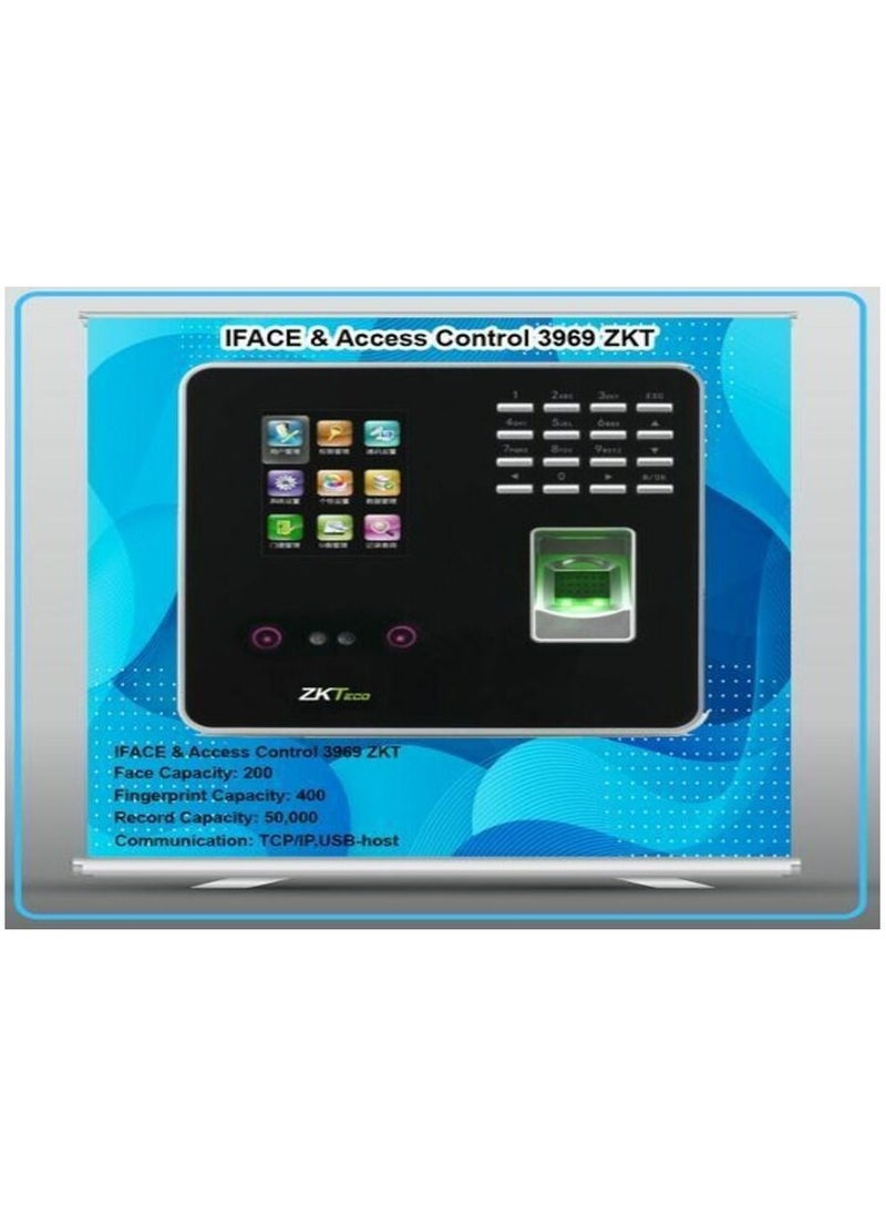 ZK Teco 3969 IFACE Finger Print & Access Control