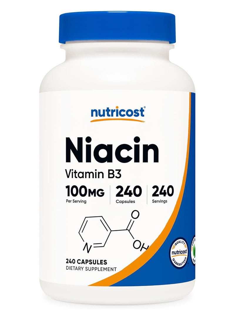 نياسين فيتامين ب3 100 ملجم 240 كبسولة - Image 1